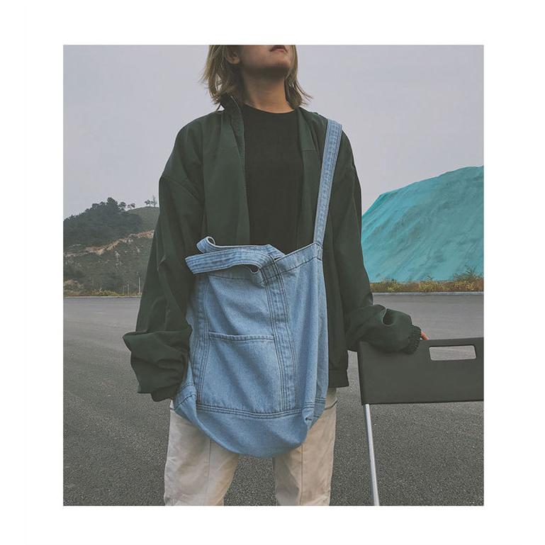 ショルダーバッグ デニムバッグ メンズ レディース 男女兼用 大容量 トートバッグ肩掛け斜め掛け 通学バッグ お買い物バッグ |  | 06