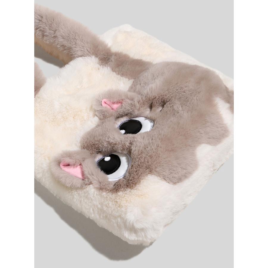 ファーバッグ トートバッグ レディース 猫 モコモコバッグ ボアバッグ ネコもこもこバッグ 軽量 通勤 |  | 18