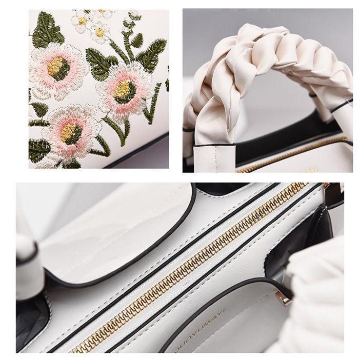 ハンドバッグ ショルダーバッグ 2way 大人 レディース 花柄刺 セレモニーPUレザー斜めがけ 鞄 ハンドバック |  | 15