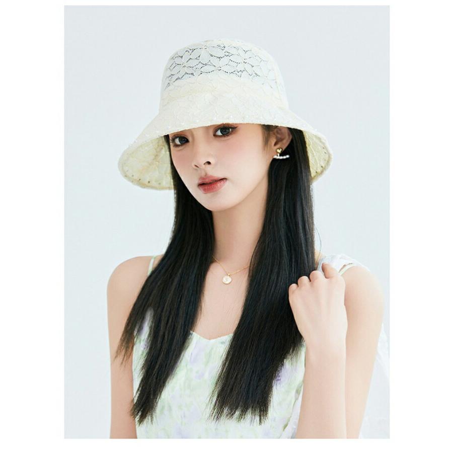 帽子 レディース 春夏 つば広 uv ハット バケットハットフリーサイズ日よけ 折りたたみ 遮光 |  | 04