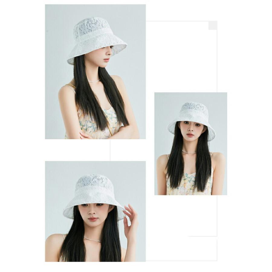 帽子 レディース 春夏 つば広 uv ハット バケットハットフリーサイズ日よけ 折りたたみ 遮光 |  | 08