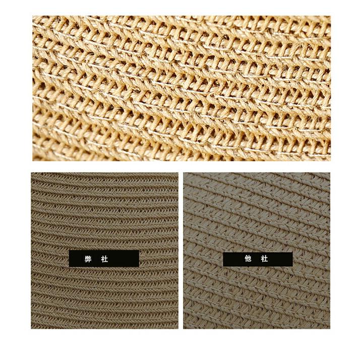 帽子 レディース 折りたたみ 麦わら帽子 春夏 麦わらハット 大きめ遮光夏 バケットハット 麦わら |  | 03