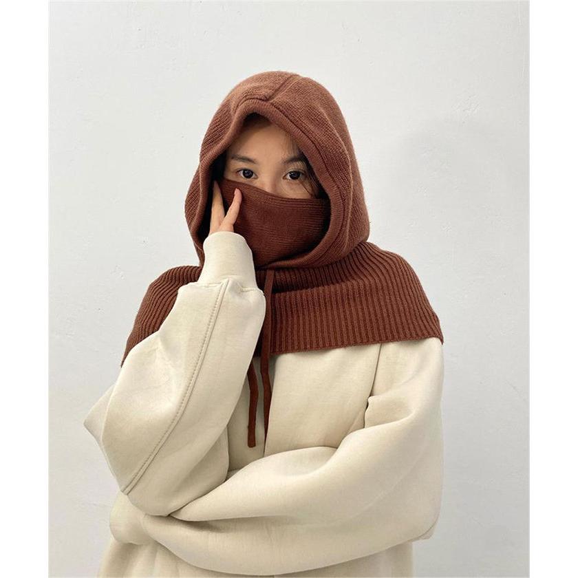 ニット フードウォーマー ネックウォーマー レディース メンズ 男女兼用 秋冬大きめ 防寒 防風 |  | 12