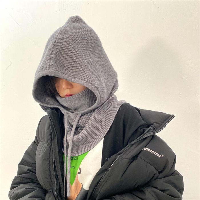 ニット フードウォーマー ネックウォーマー レディース メンズ 男女兼用 秋冬大きめ 防寒 防風 |  | 13