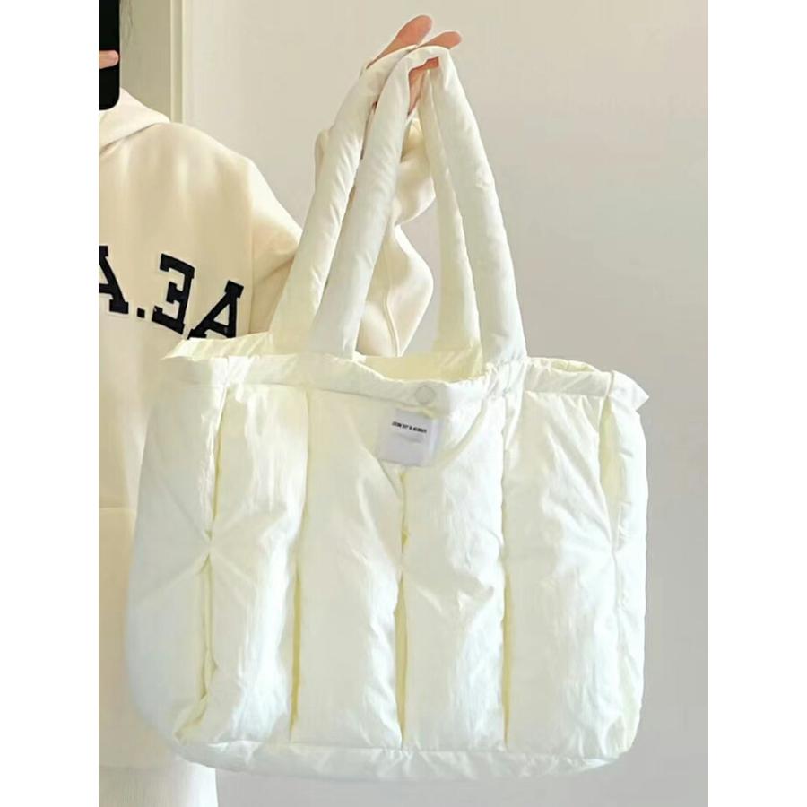 トートバッグ レディース 大きめ キルティング 軽量 キルティングバッグ 中綿肩掛けバッグ プチプラエイト a4入れ |  | 09