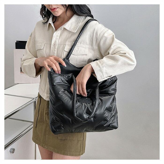 キルティングバッグ トートバッグ レディース 大容量 バッグ 肩掛けバッグ ハンドバッグキルティング軽量 中綿 バッグ |  | 11