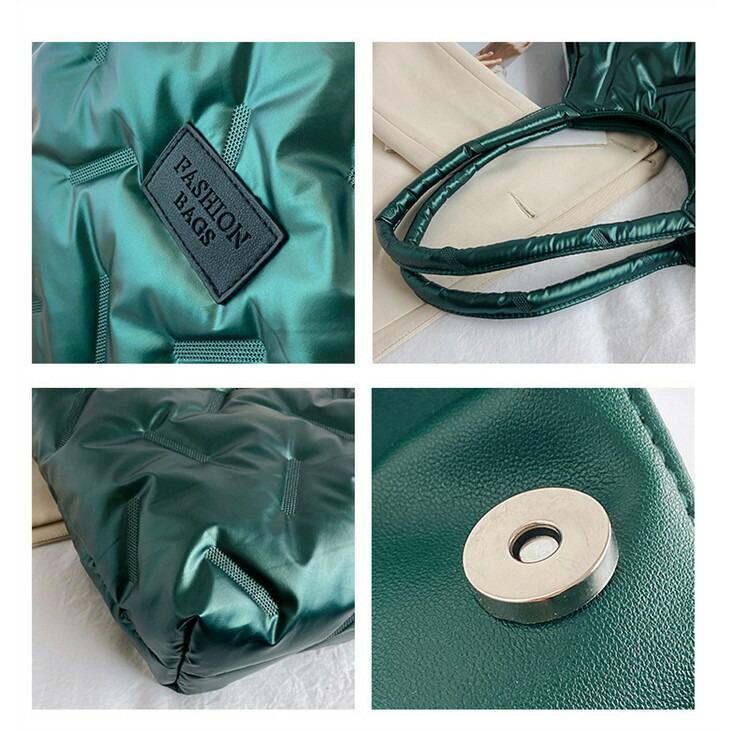 キルティングバッグ トートバッグ レディース 大容量 バッグ 肩掛けバッグ ハンドバッグキルティング軽量 中綿 バッグ |  | 02