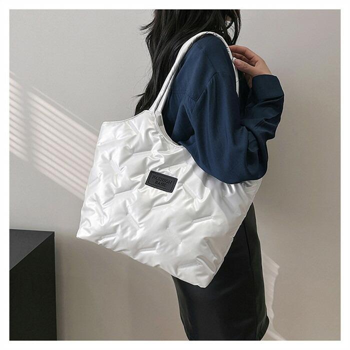 キルティングバッグ トートバッグ レディース 大容量 バッグ 肩掛けバッグ ハンドバッグキルティング軽量 中綿 バッグ |  | 06