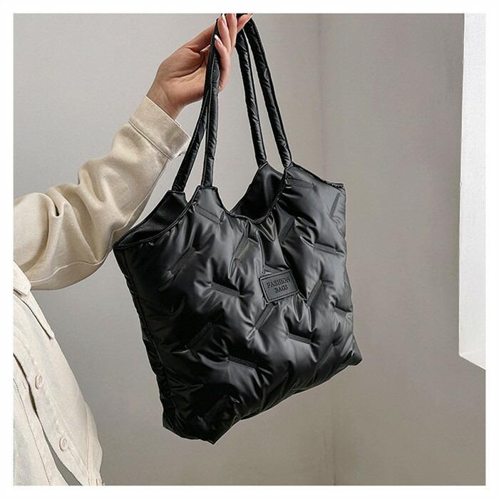 キルティングバッグ トートバッグ レディース 大容量 バッグ 肩掛けバッグ ハンドバッグキルティング軽量 中綿 バッグ |  | 09