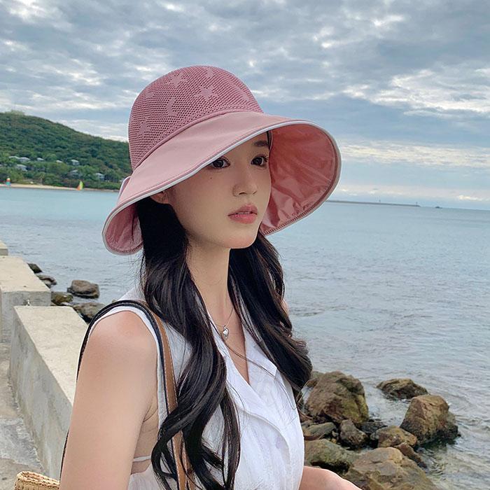 帽子 レディース 春 夏つば広 uv ハット UV対策メッシュ紫外線対策 日よけ 折りたたみ |  | 10