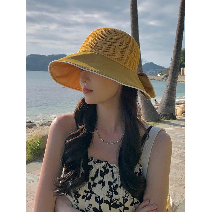帽子 レディース 春 夏つば広 uv ハット UV対策メッシュ紫外線対策 日よけ 折りたたみ |  | 13
