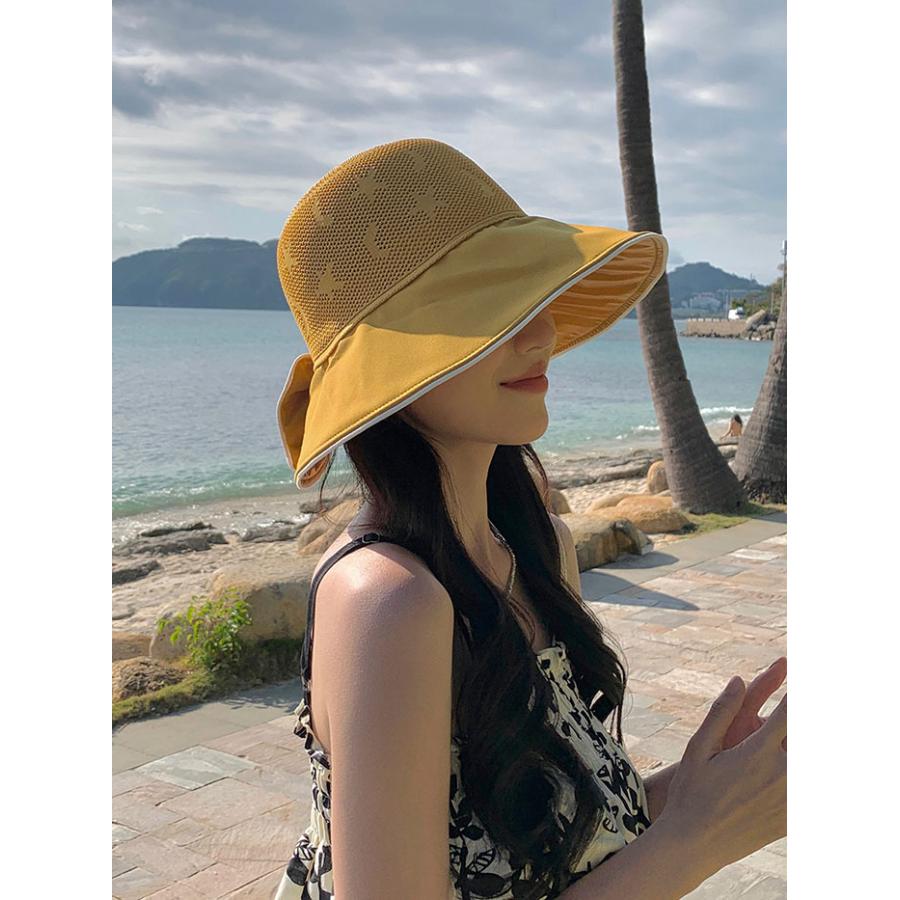 帽子 レディース 春 夏つば広 uv ハット UV対策メッシュ紫外線対策 日よけ 折りたたみ |  | 14