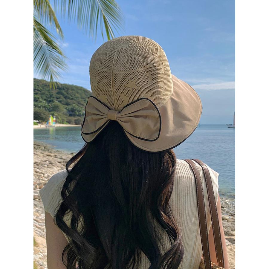 帽子 レディース 春 夏つば広 uv ハット UV対策メッシュ紫外線対策 日よけ 折りたたみ |  | 08