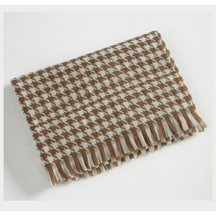 ストール 秋 レディース 大判 ストール マフラー 千鳥柄秋冬厚手 ストール 大判ストール |  | 17