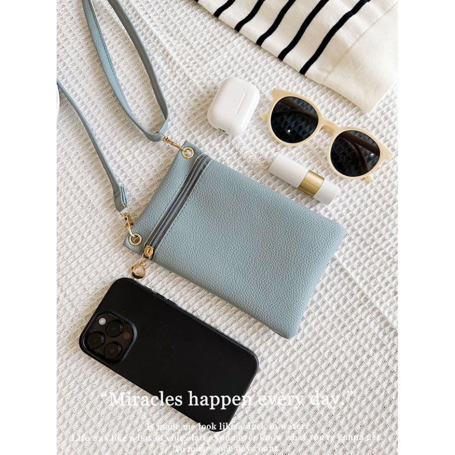 スマホポーチ レディース ショルダーバッグ iphone android 全機種対応 斜めがけ大人小さめ ミニバッグ ポシェット |  | 04