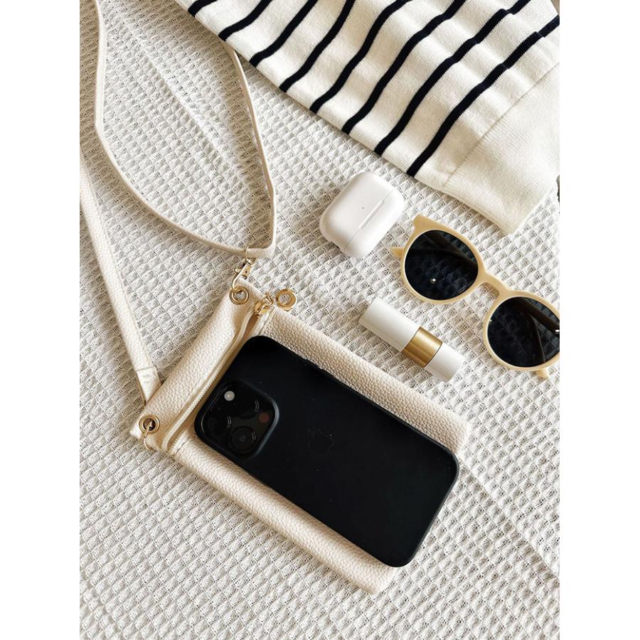 スマホポーチ レディース ショルダーバッグ iphone android 全機種対応 斜めがけ大人小さめ ミニバッグ ポシェット |  | 09