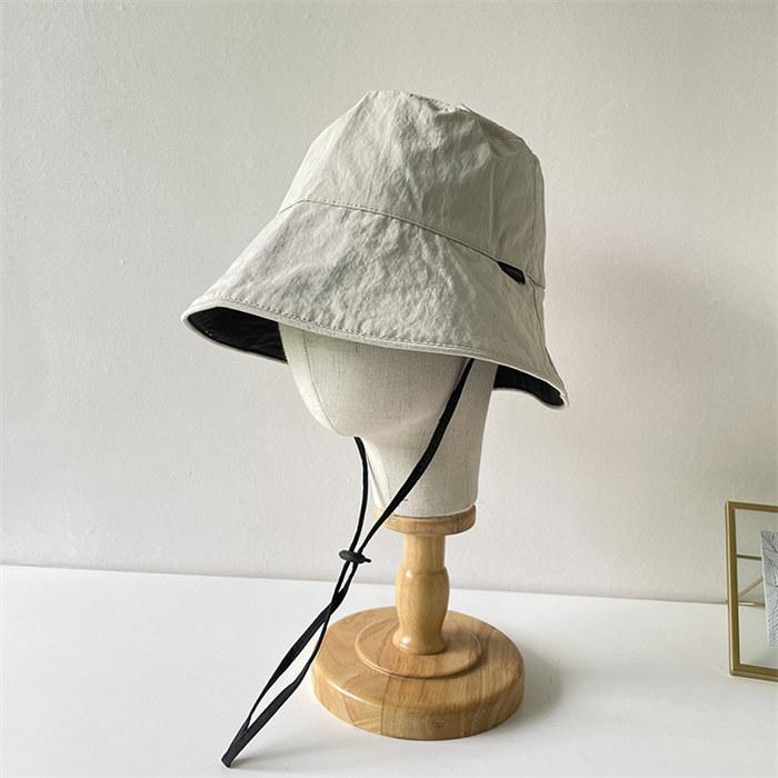 帽子 バケットハット レディース 春夏 折りたたみ 両面両色つば広紐付き uv ハット |  | 07