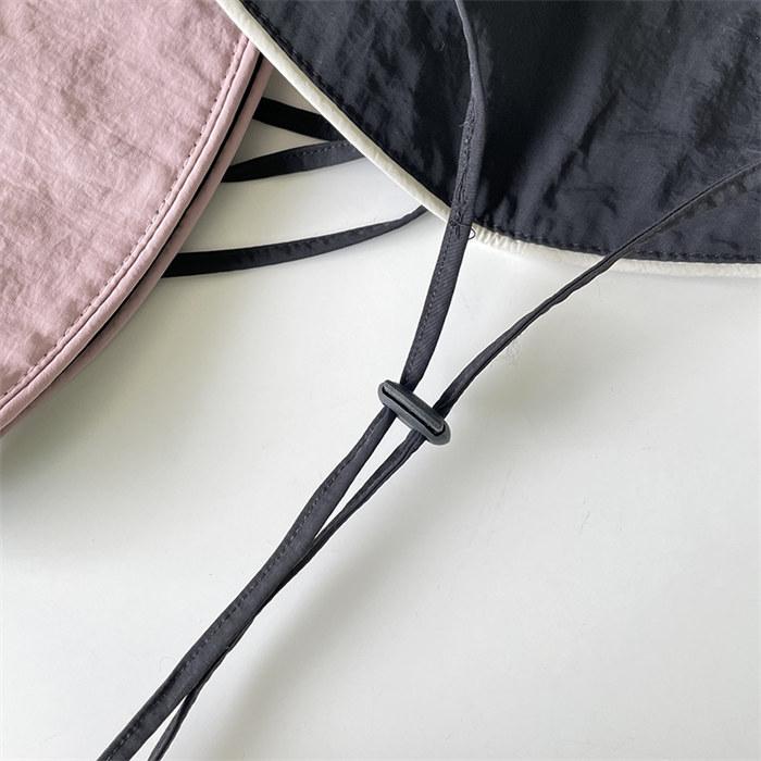 帽子 バケットハット レディース 春夏 折りたたみ 両面両色つば広紐付き uv ハット |  | 09