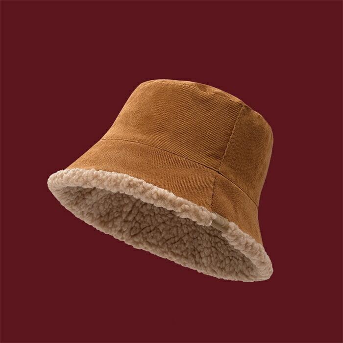 裏ボア バケットハット コーデュロイハット レディース 秋 冬 深めボアハット帽子 ボア帽子 バケハ |  | 03