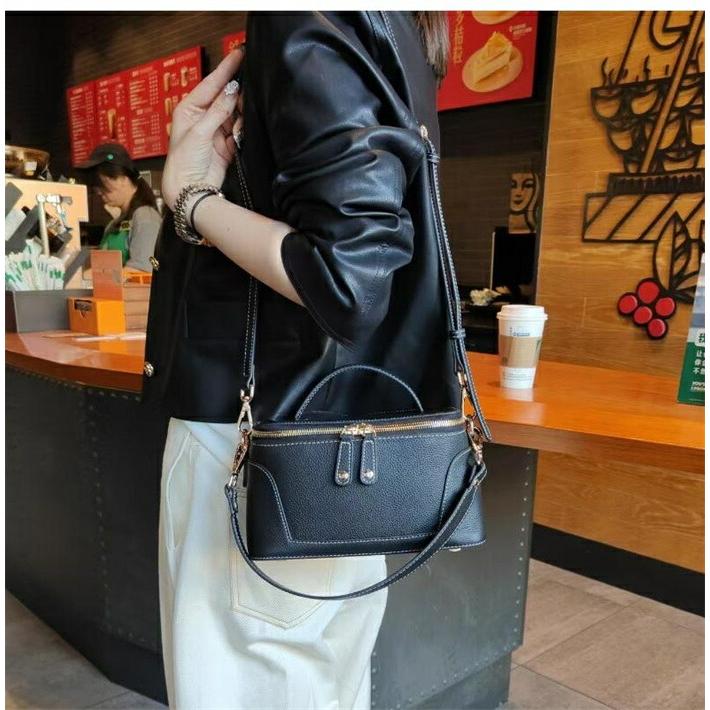 本革 ショルダーバッグ レディース バニティバッグ 本革 ハンドバッグ 本革バッグレザー 通勤バッグ 大容量 |  | 10