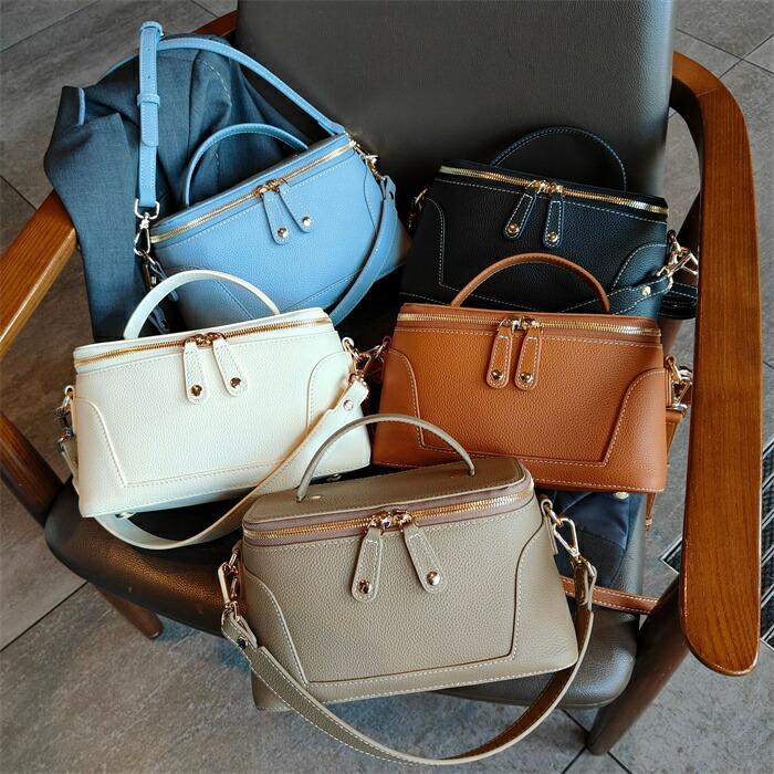 本革 ショルダーバッグ レディース バニティバッグ 本革 ハンドバッグ 本革バッグレザー 通勤バッグ 大容量 |  | 01