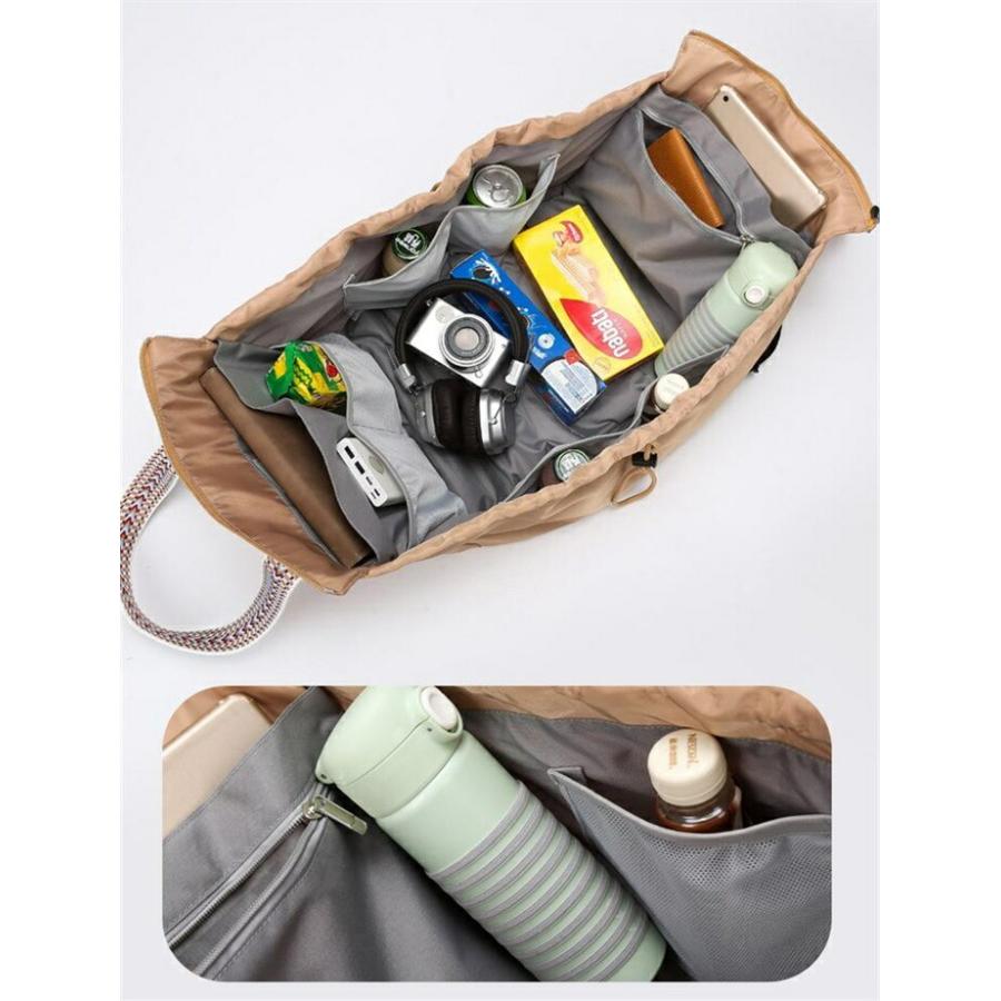 リュック 多ポケット トートバッグ レディース 変形 2wayトートバッグ 大きめマザーズバッグ2way ナイロンバッグ 通勤 |  | 06