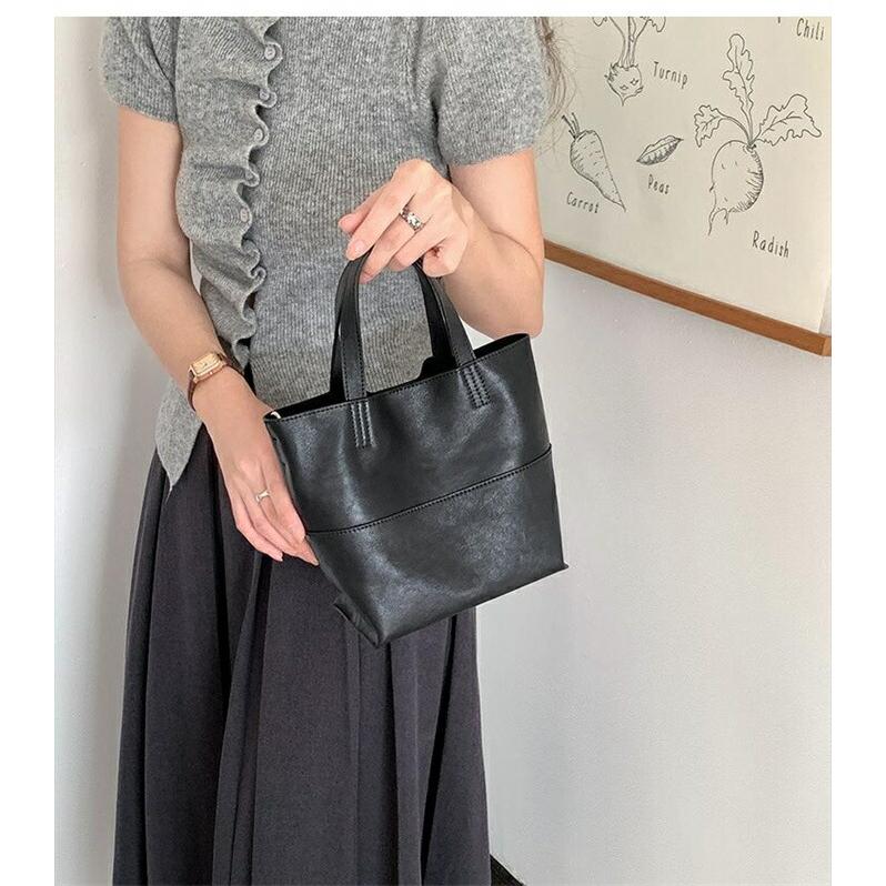 本革 バケツ型バッグ レディース 小さめ ハンドバッグ 2way ショルダーバッグ牛革バッグミニ バケツバッグ レザー |  | 09