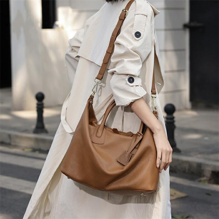 トートバッグ 本革 大きめ 2wayバッグ レディース 大容量 通勤バッグA4サイズ柔らか レザーバッグ 大人 |  | 03