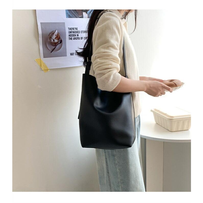 トートバッグ レディース バケツ型トート A4 大容量 大きめ トートバックワンハンドルバッグバケツ型 バケツバッグ 通勤 |  | 02