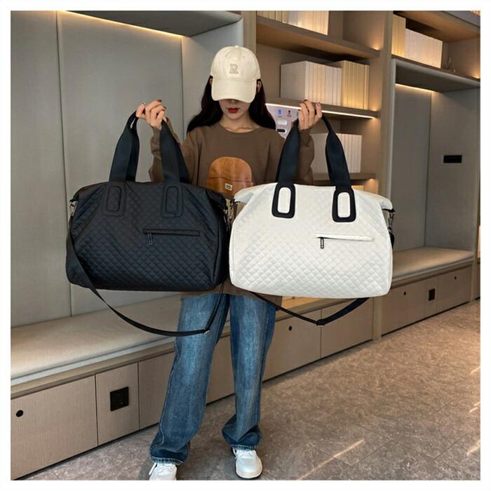 ボストンバッグ キルティング トートバッグ 大きめ レディース メンズ 大容量修学旅行軽量 ボストンバッグ キャリーオンバッグ |  | 01