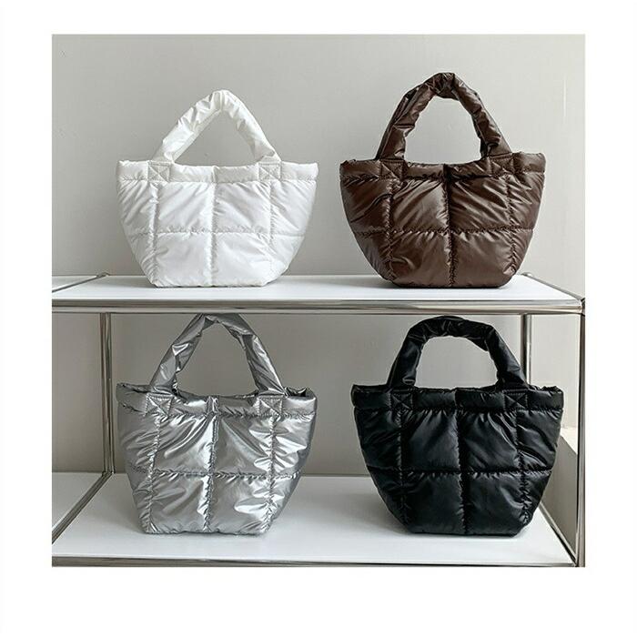 ハンドバッグ レディース 小さめ ミニトートバッグ ナイロン キルティングバッグ ハンドバッグ軽量ミニトート ミニ バッグ |  | 10