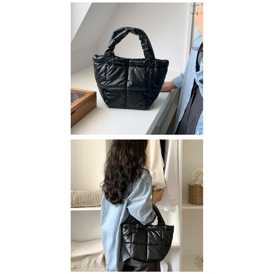 ハンドバッグ レディース 小さめ ミニトートバッグ ナイロン キルティングバッグ ハンドバッグ軽量ミニトート ミニ バッグ |  | 03