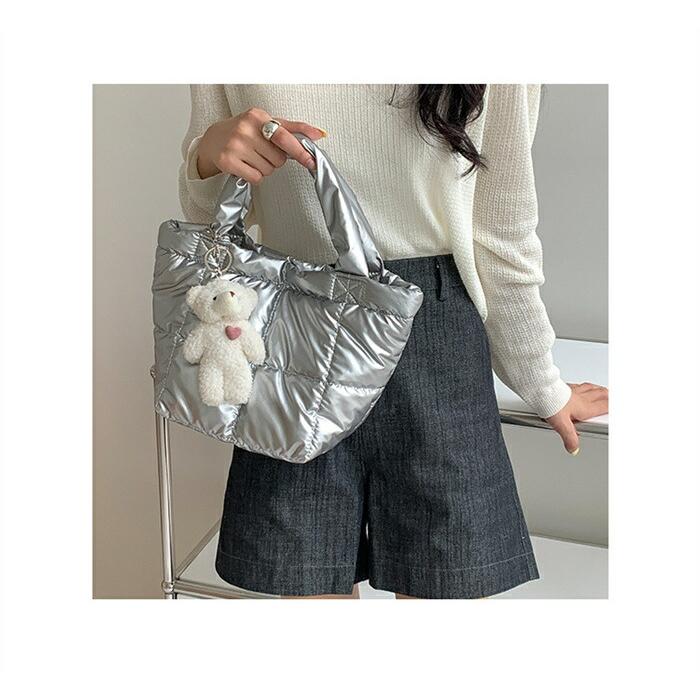 ハンドバッグ レディース 小さめ ミニトートバッグ ナイロン キルティングバッグ ハンドバッグ軽量ミニトート ミニ バッグ |  | 08