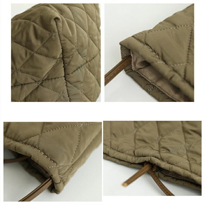 キルティング トートバッグ 大きめ 大容量 トートバッグ レディース キルティングバッグ大容量バッグ バケツ型 トートバッグ |  | 16