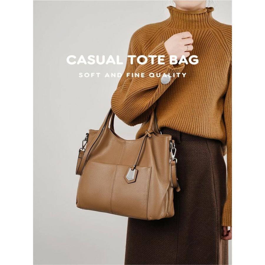 本革 トートバッグ レディース 大きめ ハンドバッグ レザーバッグ 2WAYバッグ肩掛けバッグ通勤バッグ 大容量 仕事 |  | 01