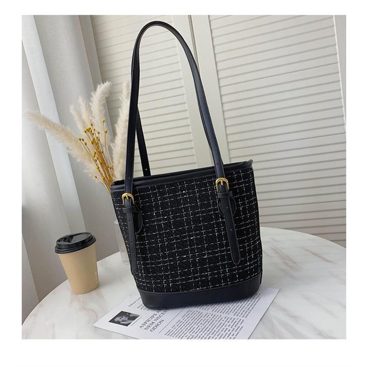 トートバッグ バケツバッグ ギンガムチェック レディース ハンドバッグ 配色バッグ 千鳥柄チェック柄小さめ ミニ 大人 |  | 08