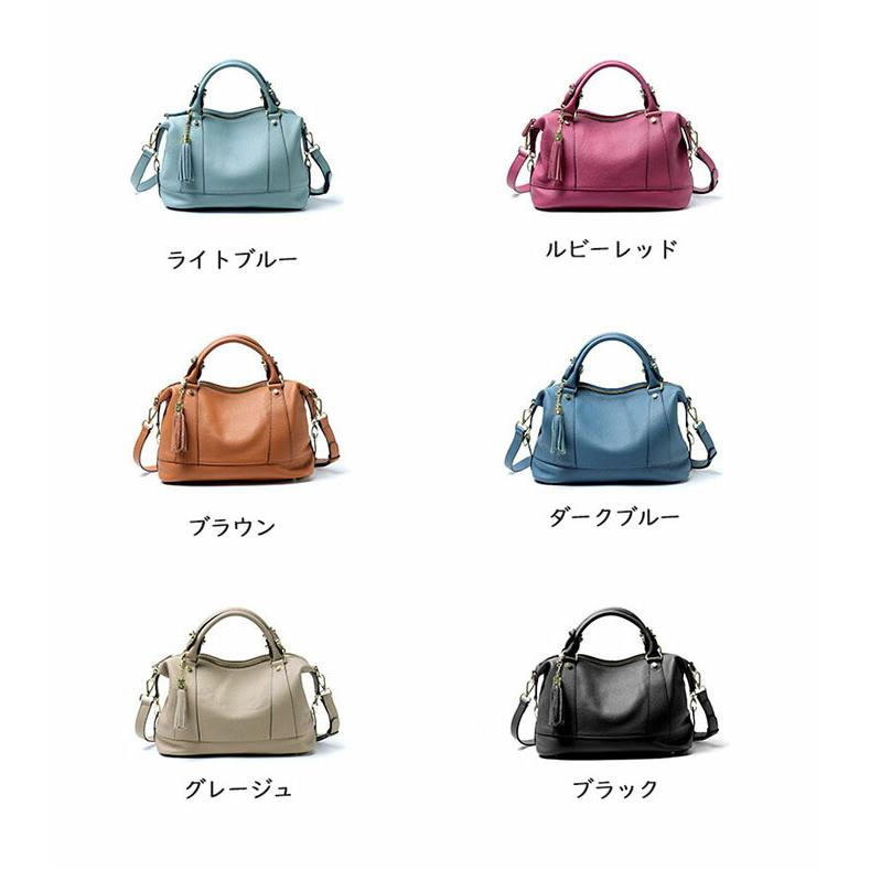 本革 ハンドバッグ レディース レザー セレモニーバッグ 2WAY ショルダーバッグレザーバッグ牛革 通勤バッグ 大人 |  | 18