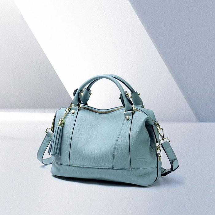 本革 ハンドバッグ レディース レザー セレモニーバッグ 2WAY ショルダーバッグレザーバッグ牛革 通勤バッグ 大人 |  | 01