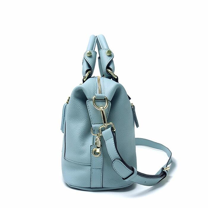 本革 ハンドバッグ レディース レザー セレモニーバッグ 2WAY ショルダーバッグレザーバッグ牛革 通勤バッグ 大人 |  | 05