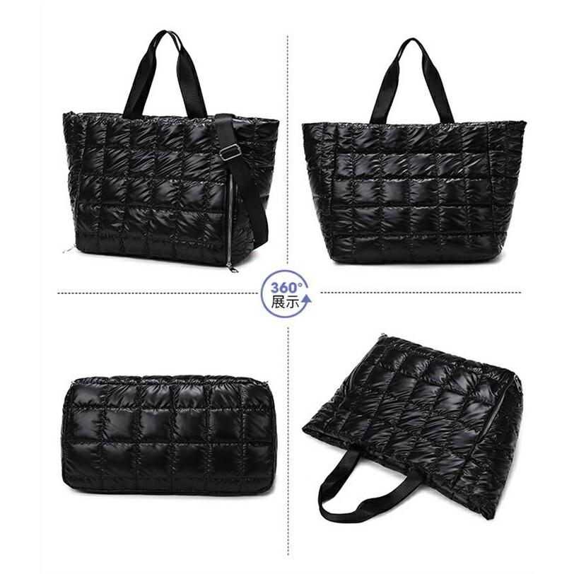 キルティング トートバッグ 中綿バッグ 大きめ レディース メンズ 大容量修学旅行軽量 ボストンバッグ キャリーオンバッグ |  | 11