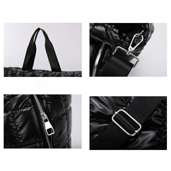 キルティング トートバッグ 中綿バッグ 大きめ レディース メンズ 大容量修学旅行軽量 ボストンバッグ キャリーオンバッグ |  | 13