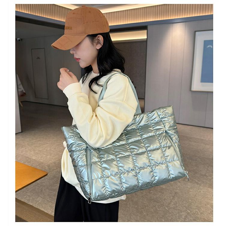 キルティング トートバッグ 中綿バッグ 大きめ レディース メンズ 大容量修学旅行軽量 ボストンバッグ キャリーオンバッグ |  | 17