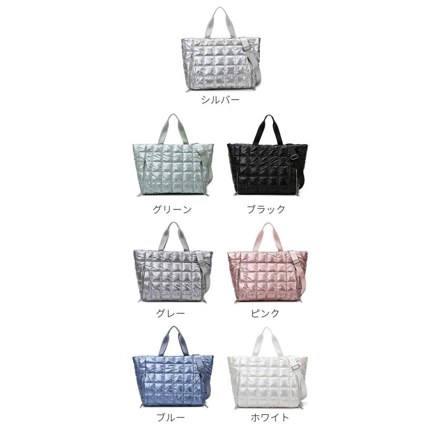 キルティング トートバッグ 中綿バッグ 大きめ レディース メンズ 大容量修学旅行軽量 ボストンバッグ キャリーオンバッグ |  | 18