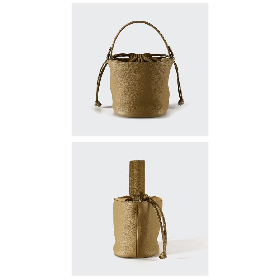 本革 バケツ型 バッグ 巾着バケツバッグ ハンドバッグ レディース 大人手提げバケツバッグ 筒型バッグ 縦 |  | 05