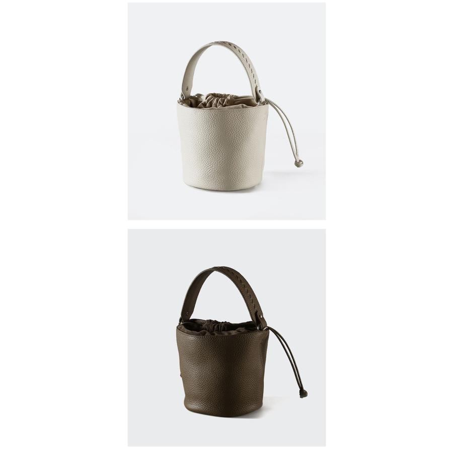 本革 バケツ型 バッグ 巾着バケツバッグ ハンドバッグ レディース 大人手提げバケツバッグ 筒型バッグ 縦 |  | 06