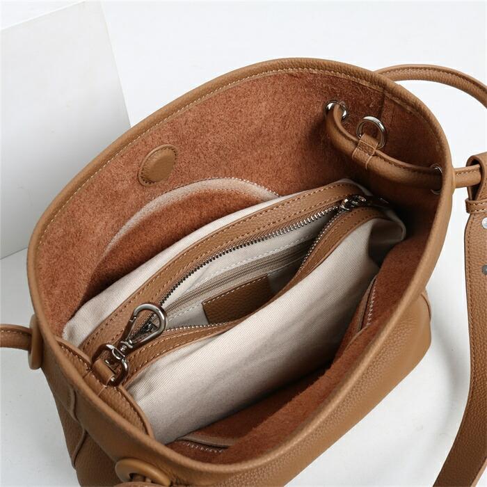 本革 キューブバッグ バケツバッグ ハンドバッグ レディース レザー トートバッグ2WAYバッグショルダーバッグ バケツ型バッグ 通勤 |  | 16