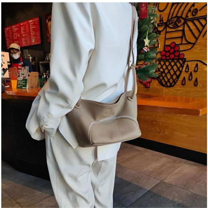 本革 キューブバッグ バケツバッグ ハンドバッグ レディース レザー トートバッグ2WAYバッグショルダーバッグ バケツ型バッグ 通勤 |  | 05