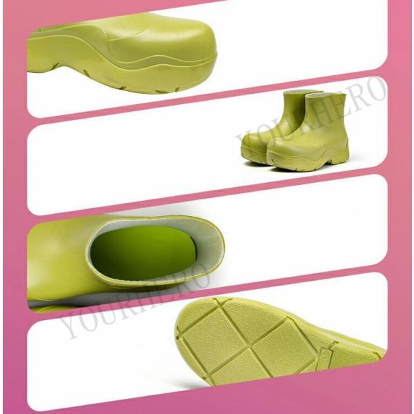 厚底レインブーツ レディース ショート 完全防水 おしゃれ かわいい ショートブーツ レインシューズ 雨 雪 ファッション レインシューズ  軽量 |  | 09