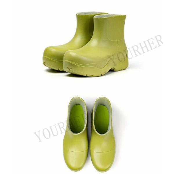 厚底レインブーツ レディース ショート 完全防水 おしゃれ かわいい ショートブーツ レインシューズ 雨 雪 ファッション レインシューズ  軽量 |  | 10