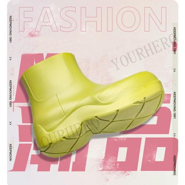 厚底レインブーツ レディース ショート 完全防水 おしゃれ かわいい ショートブーツ レインシューズ 雨 雪 ファッション レインシューズ  軽量 |  | 03